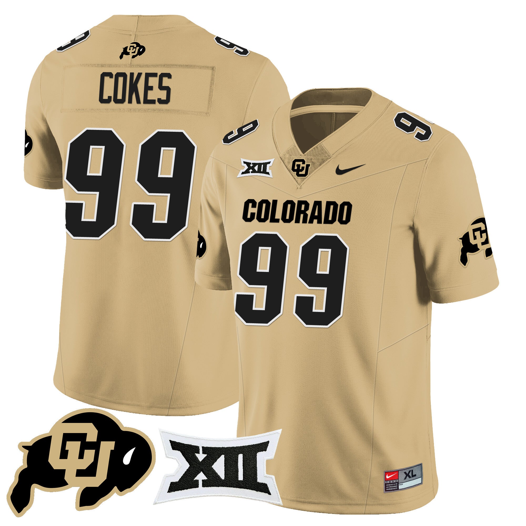 Men's Colorado Buffaloes 2024 Vapor Limited Jersey N1 - All Stitched