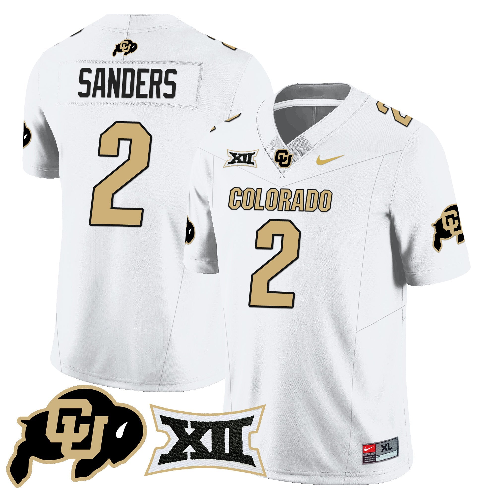 Men's Colorado Buffaloes 2024 Vapor Limited Jersey N1 - All Stitched