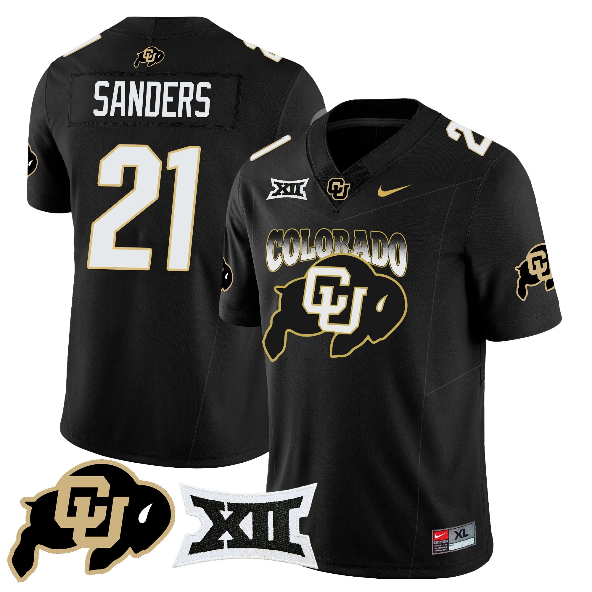 Men's Colorado Buffaloes 2024 Vapor Limited Jersey N2 - All Stitched