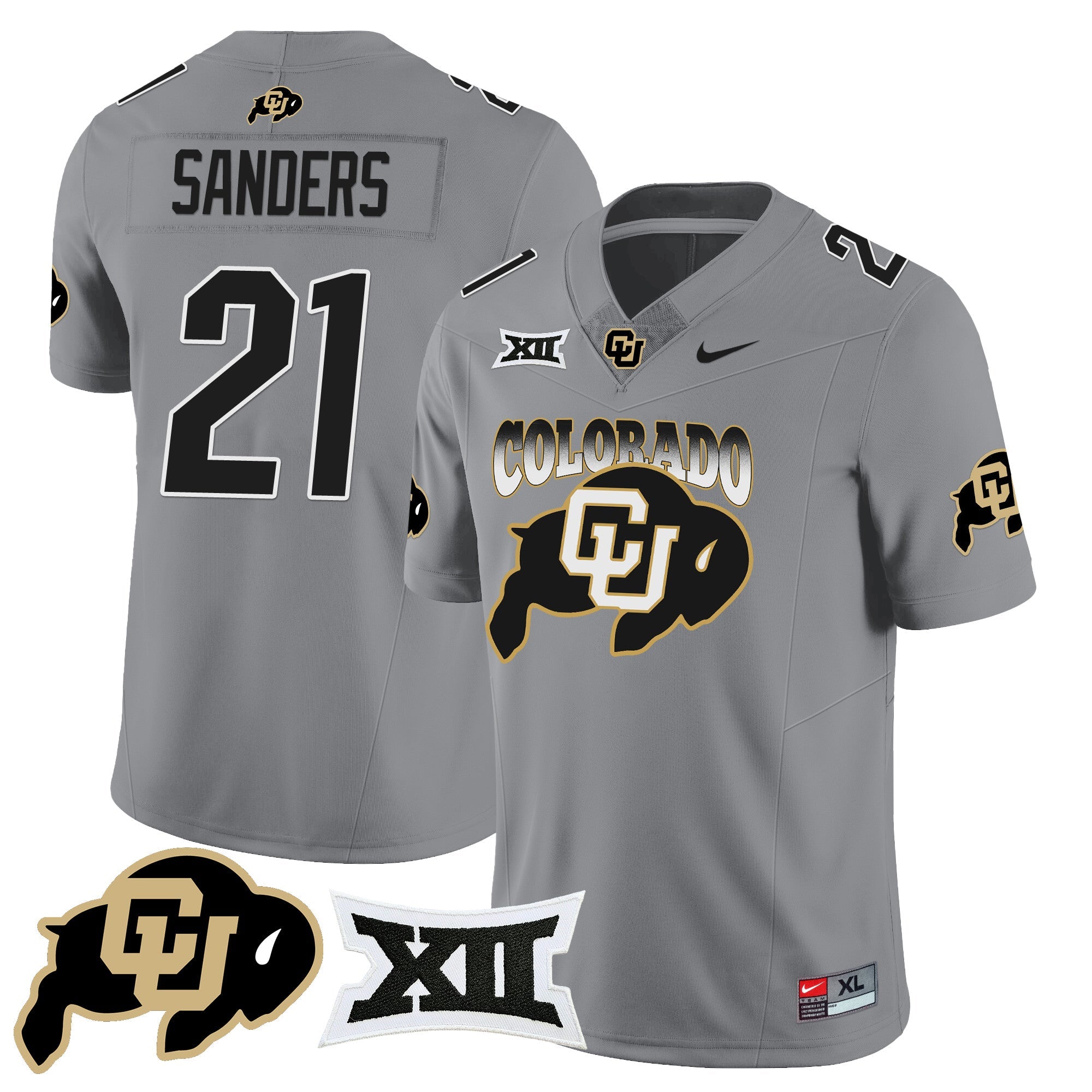 Men's Colorado Buffaloes 2024 Vapor Limited Jersey N2 - All Stitched