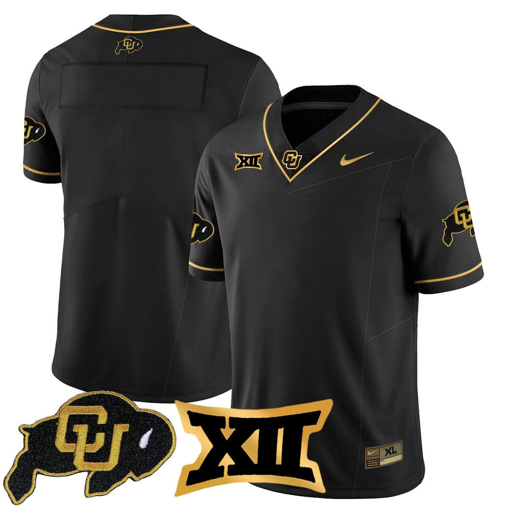 Men's Colorado Buffaloes 2024 Vapor Limited Gold Jersey - All Stitched