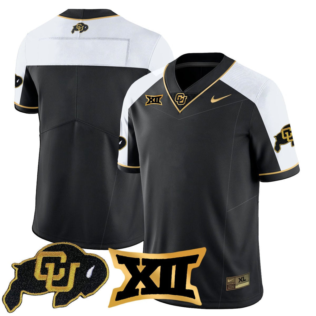 Men's Colorado Buffaloes 2024 Vapor Limited Gold Jersey - All Stitched