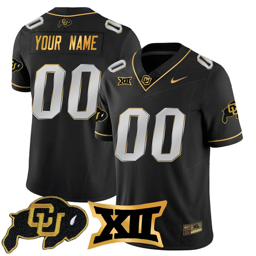Custom Colorado Buffaloes 2024 Vapor Limited Gold Jersey - All Stitched