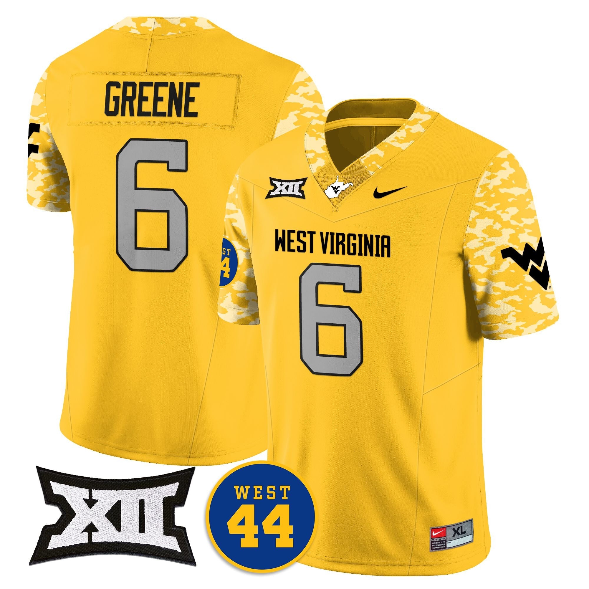 Women's West Virginia Mountaineers 2024 Vapor Limited Jersey - All Stitched - Honor Jerry West