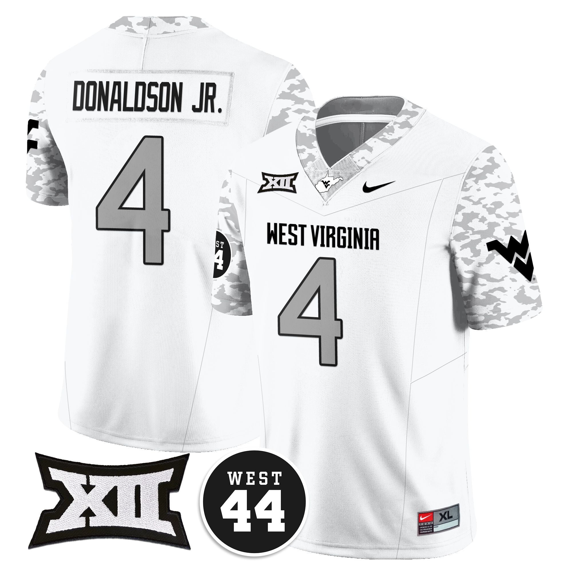 Women's West Virginia Mountaineers 2024 Vapor Limited Jersey - All Stitched - Honor Jerry West