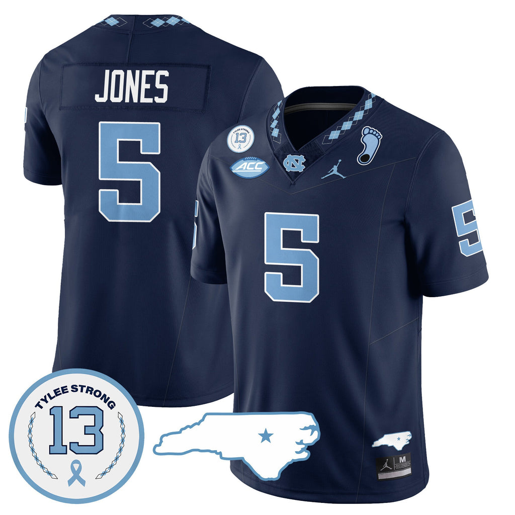 Men's North Carolina Tar Heels Football 2024 Vapor Jersey - All Stitched