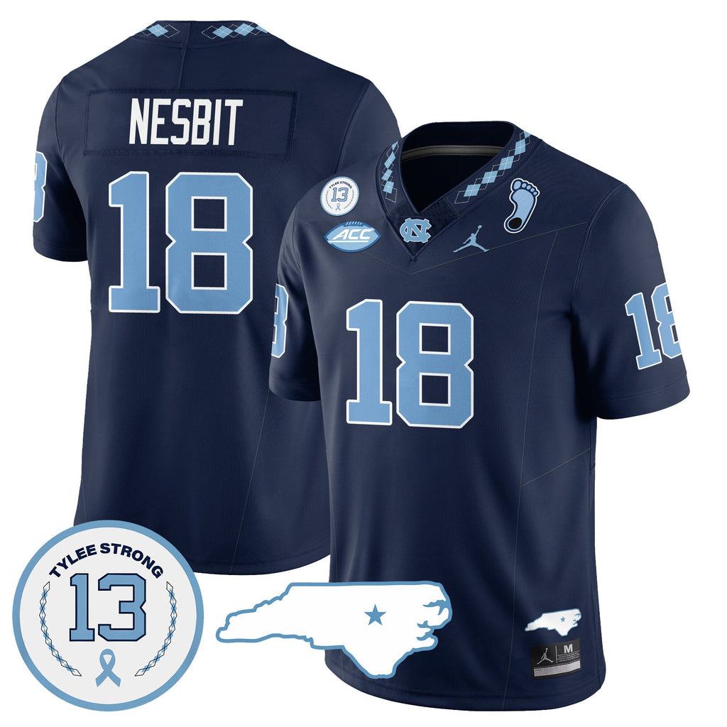 Men's North Carolina Tar Heels Football 2024 Vapor Jersey - All Stitched
