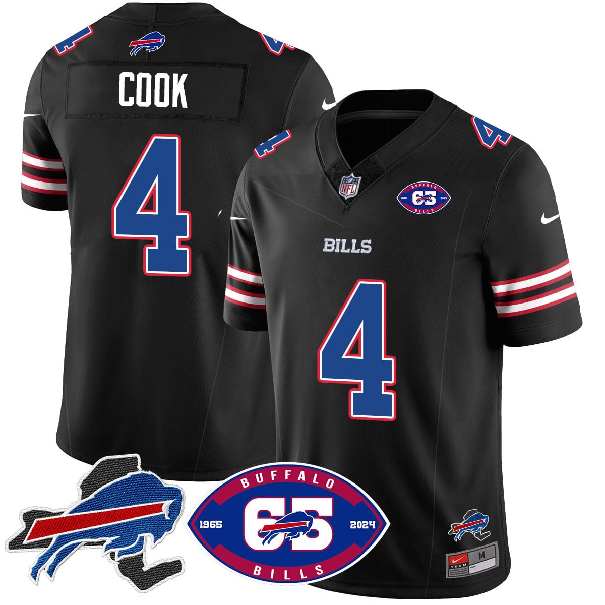 Men's Bills 1959 - 2024 - The Bills Jersey - All Stitched