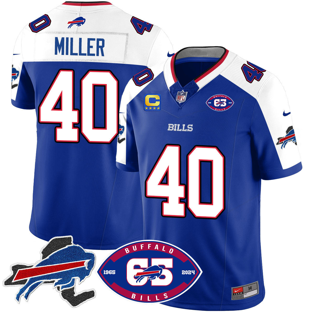 Men's Bills 1959 - 2024 - The Bills Jersey - All Stitched