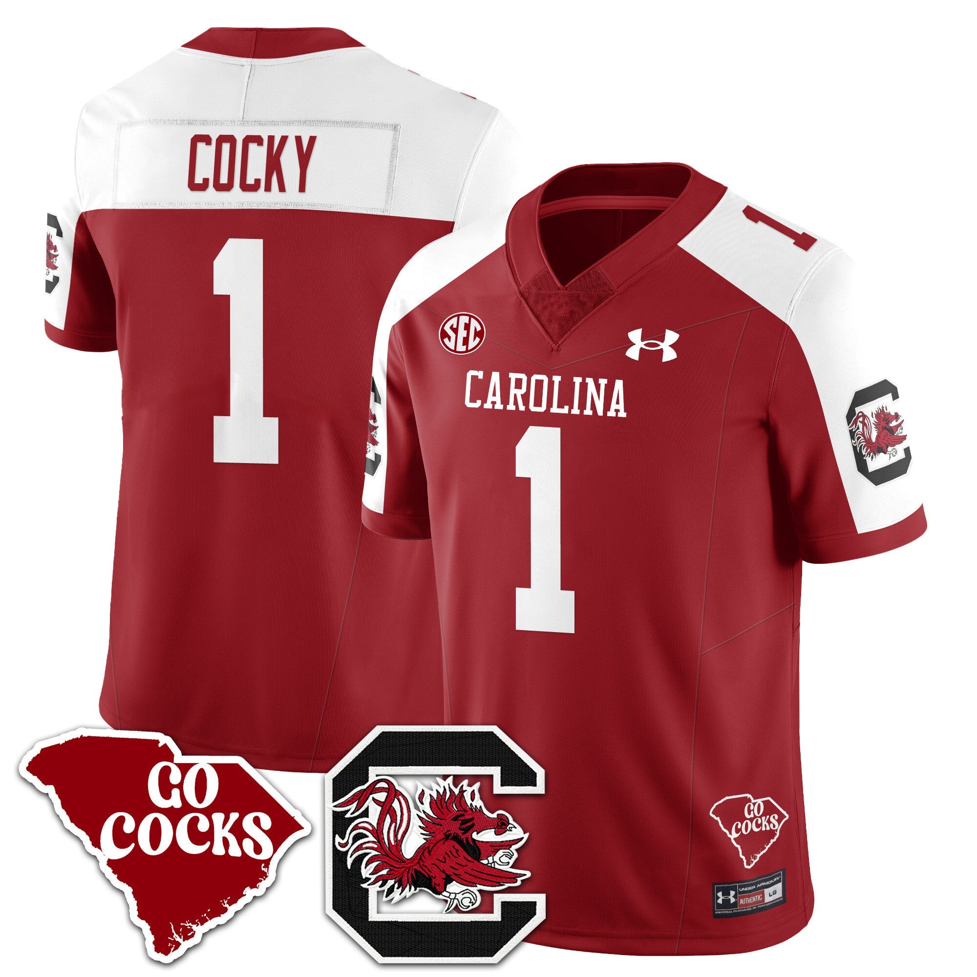 Men's Gamecocks 2024 Vapor Limited Jersey - All Stitched
