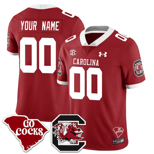 Custom Gender/Name Gamecocks 2024 Vapor Limited Jersey - All Stitched