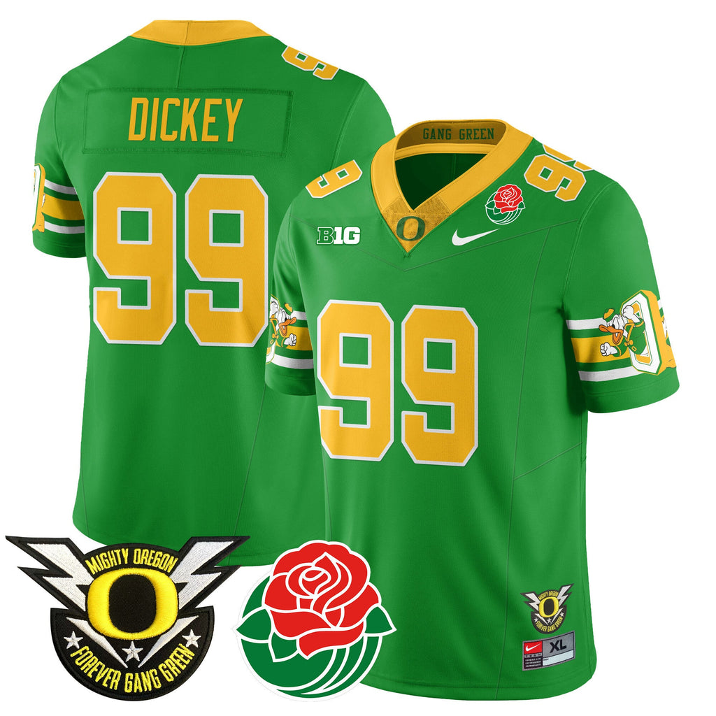 Men's Oregon Ducks 2024 Rose Bowl Jersey - All Stitched 412VTHNJS003