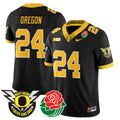 Men's Oregon Ducks 2024 Rose Bowl Jersey N2 - All Stitched 412VTHNJS003