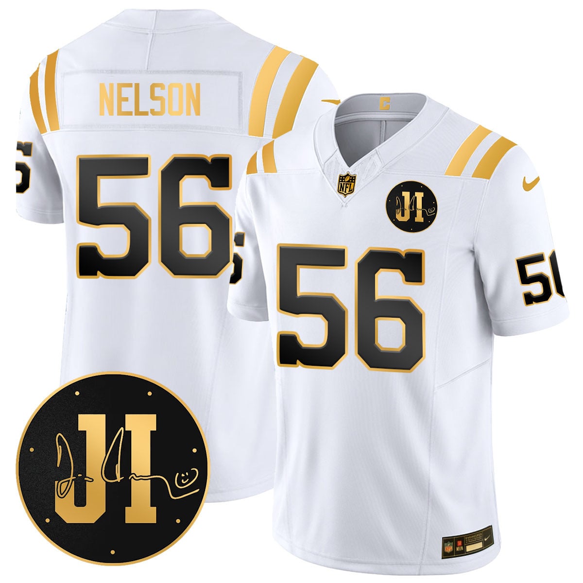 Men's Indianapolis Colts Limited 2025 Jersey - Memorial Patch for Jim Irsay - All Stitched