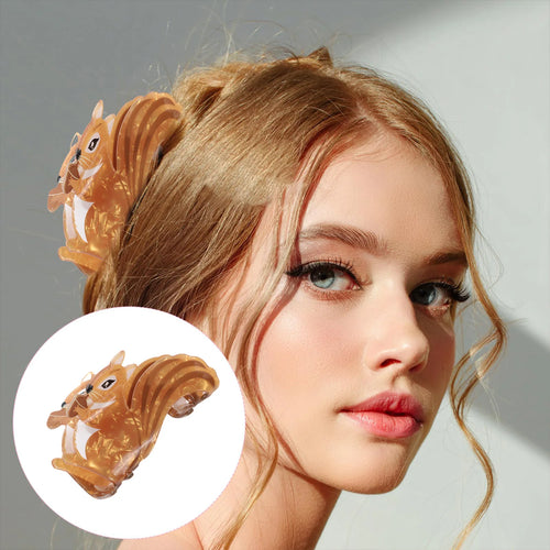 Acrylic Animal Claw Clips for Back of Head Bun Hairstyle Shark Hair Claw Clips Women Girls Hair Accessories for Long Hair