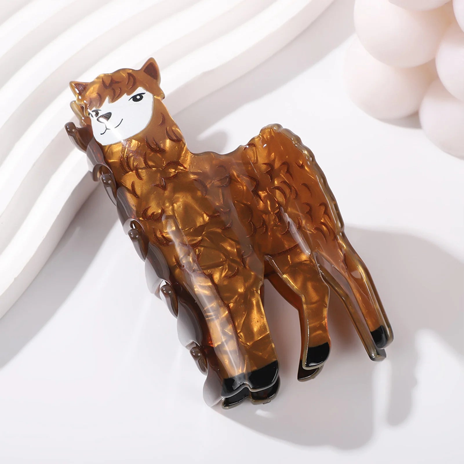 Acrylic Animal Claw Clips for Back of Head Bun Hairstyle Shark Hair Claw Clips Women Girls Hair Accessories for Long Hair