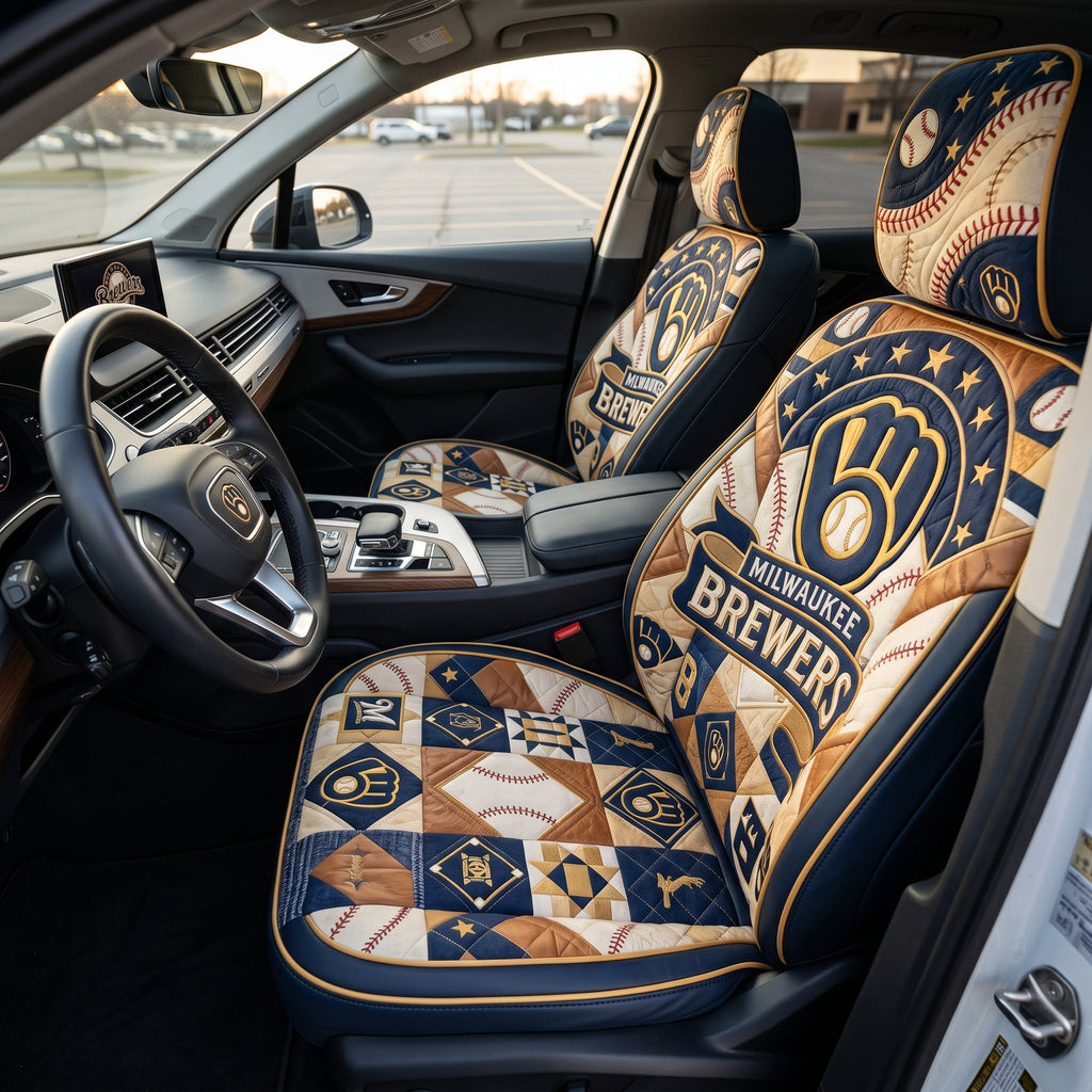 Milwaukee Brewers Car Seat Cover