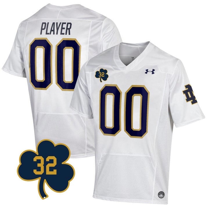 Custom Notre Dame Football Jersey - Johnny Lujack Patch