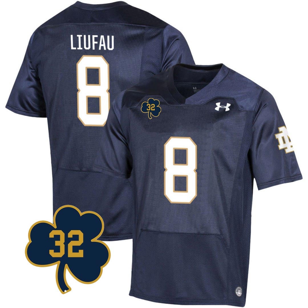 Youth's Notre Dame Football Jersey - Johnny Lujack Patch