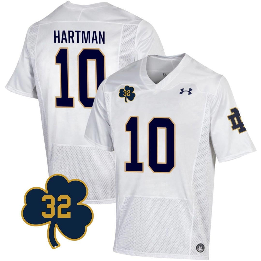 Women's Notre Dame Football Jersey - Johnny Lujack Patch