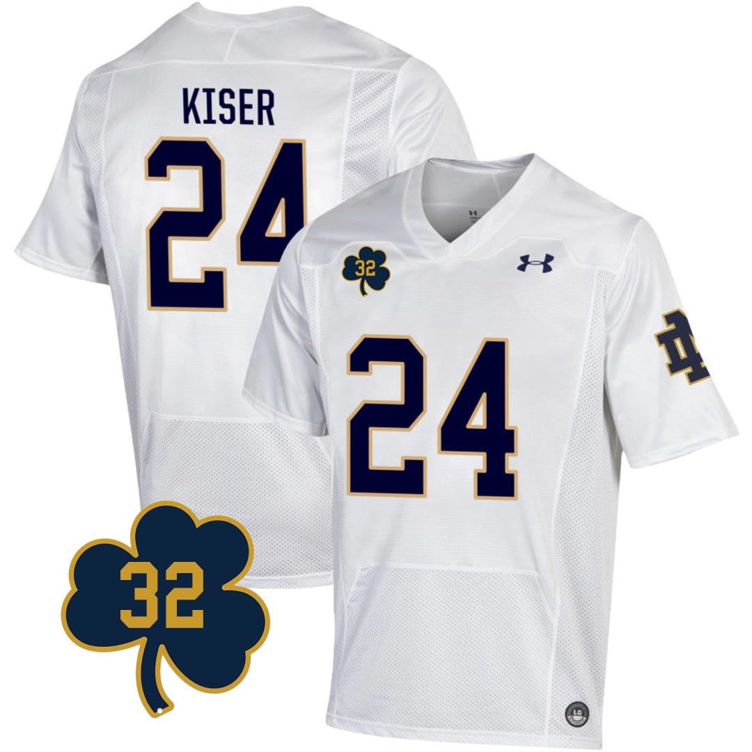 Women's Notre Dame Football Jersey - Johnny Lujack Patch