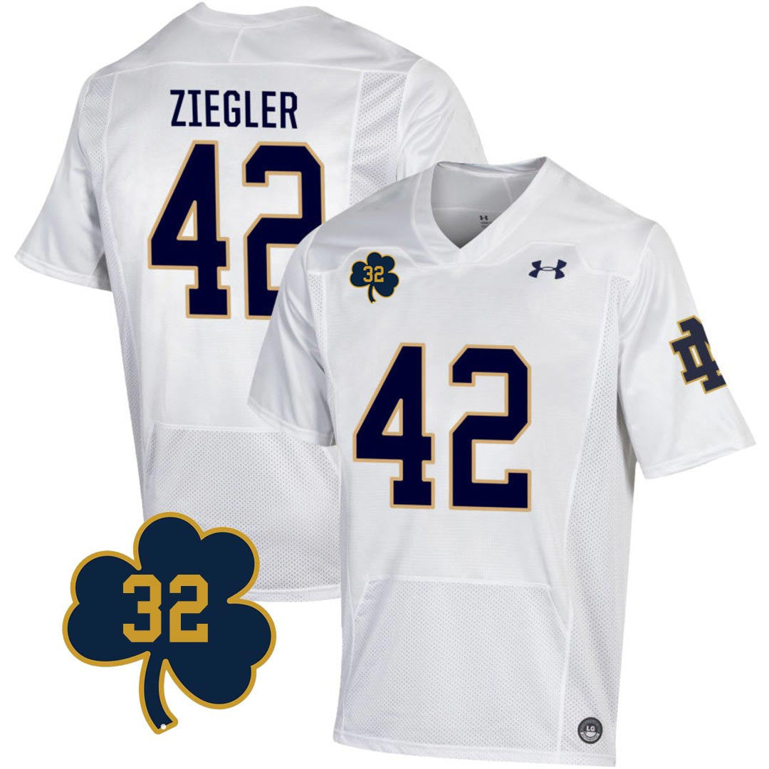 Youth's Notre Dame Football Jersey - Johnny Lujack Patch