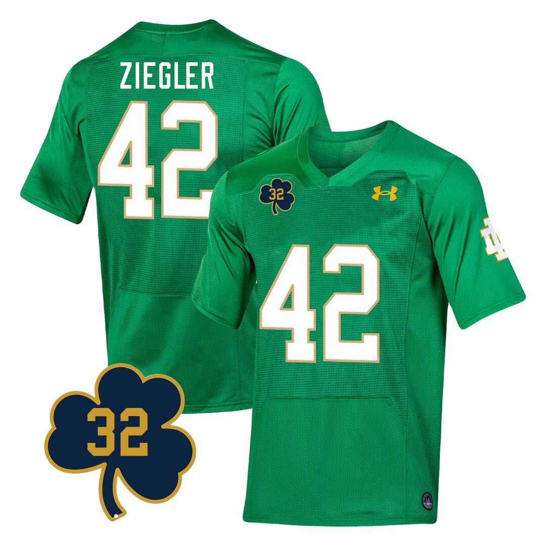 Youth's Notre Dame Football Jersey - Johnny Lujack Patch