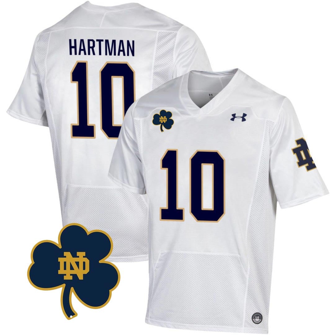 Women's Notre Dame Football Jersey - Johnny Lujack Patch