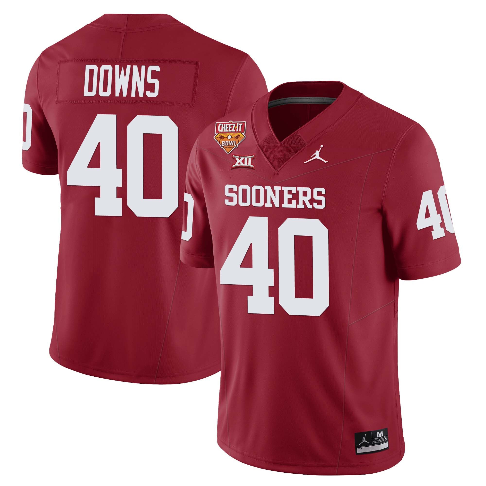 Men?s Oklahoma Sooners Football 2023 Collection All Stitched Jersey ? Cheez It Bowl