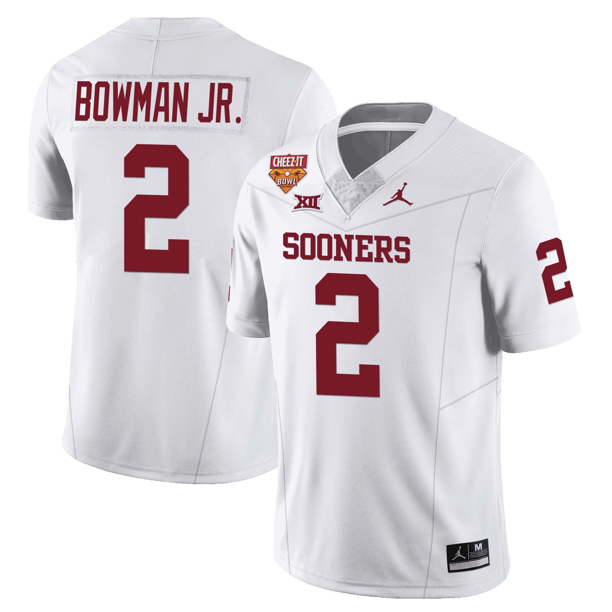 Men’s Oklahoma Sooners Football 2023 Collection All Stitched Jersey – Cheez It Bowl