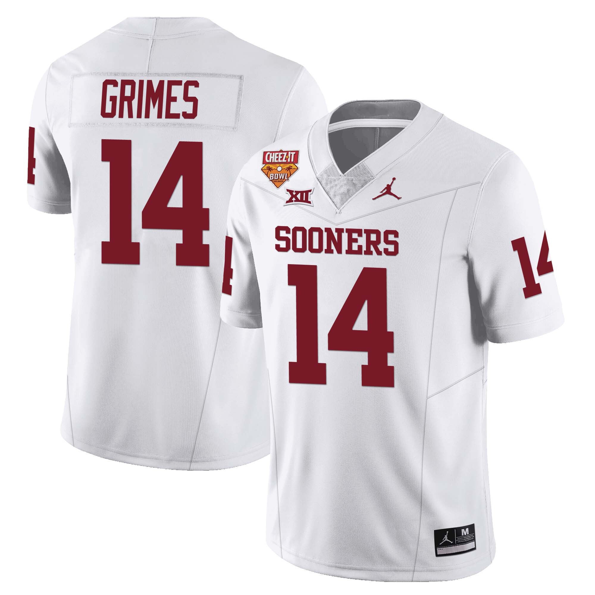 Men’s Oklahoma Sooners Football 2023 Collection All Stitched Jersey – Cheez It Bowl