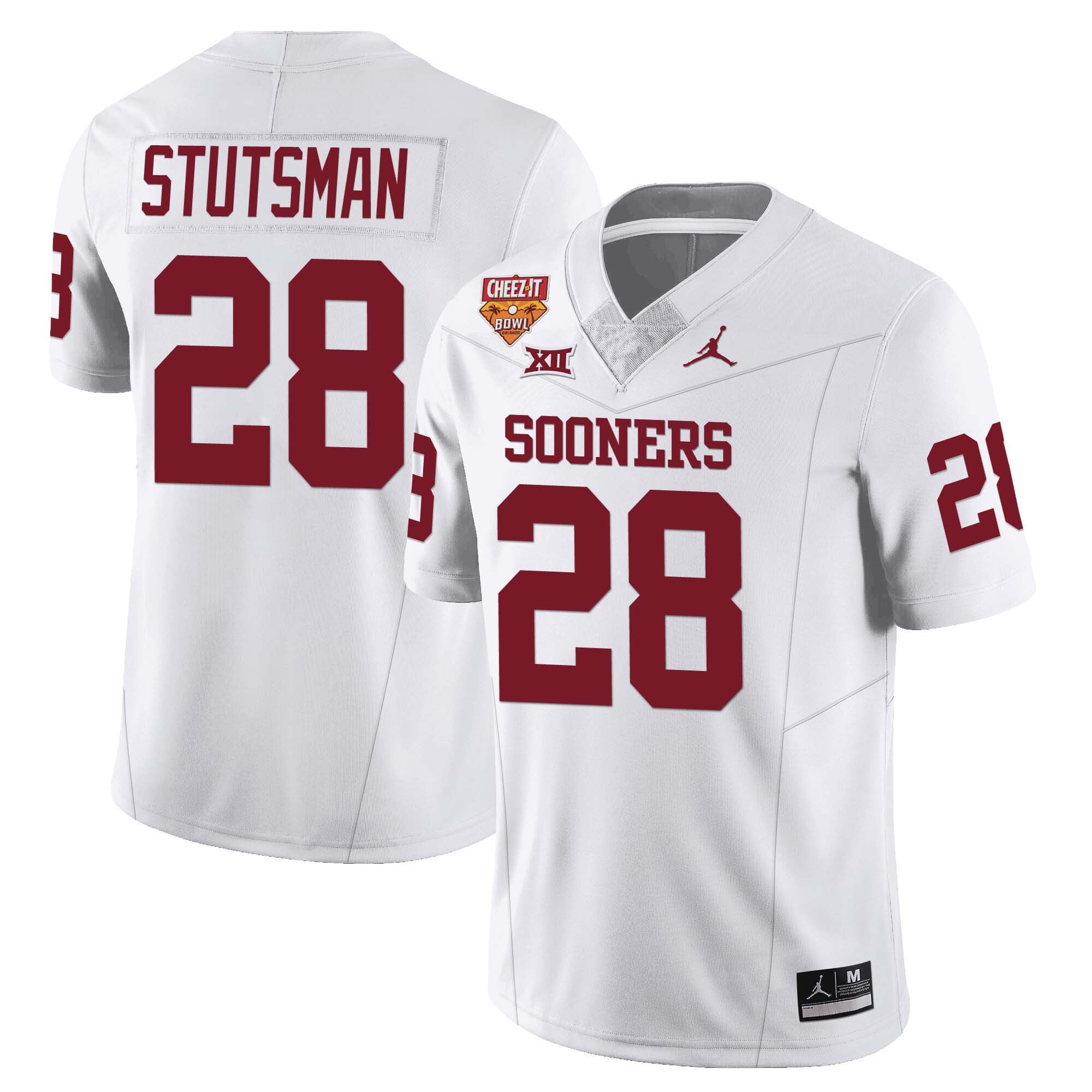 Men’s Oklahoma Sooners Football 2023 Collection All Stitched Jersey – Cheez It Bowl
