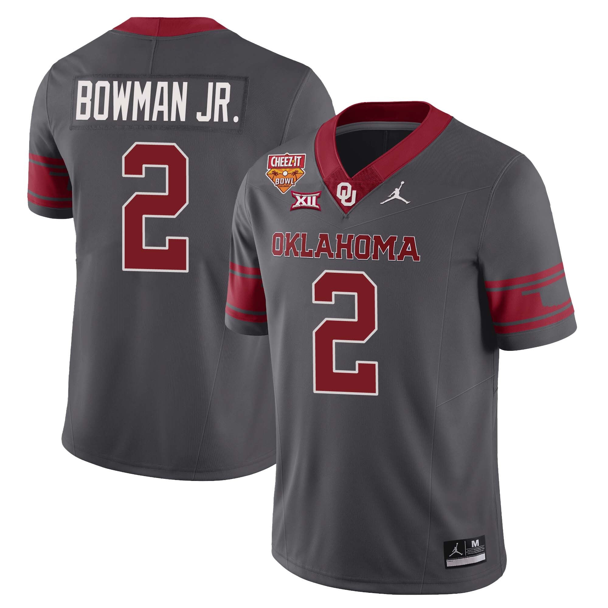 Men?s Oklahoma Sooners Football 2023 Collection All Stitched Jersey ? Cheez It Bowl