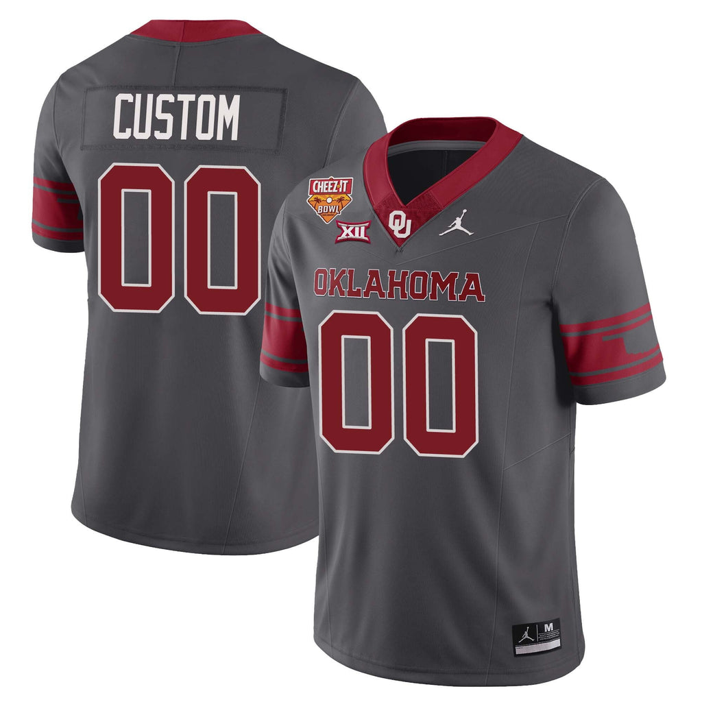 Men’s Oklahoma Sooners Football 2023 Collection All Stitched Jersey – Cheez It Bowl