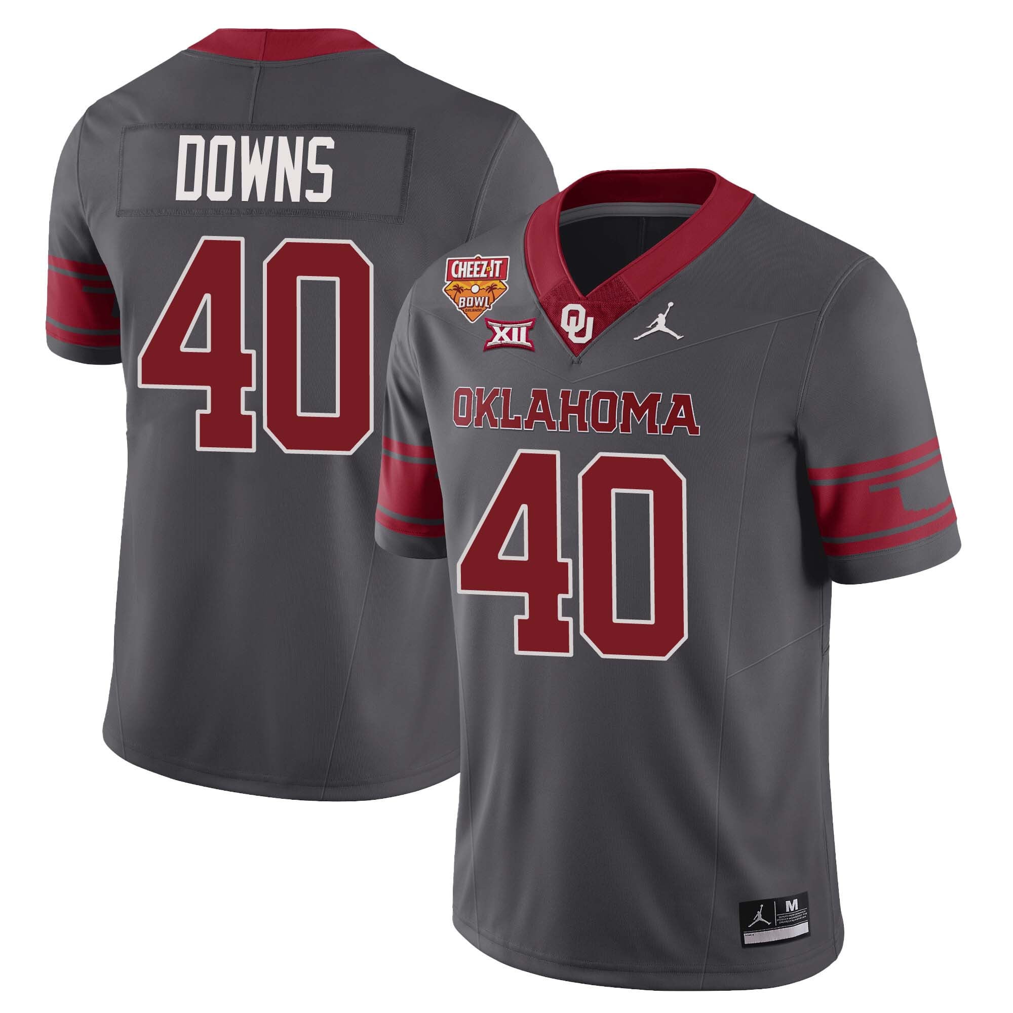 Men’s Oklahoma Sooners Football 2023 Collection All Stitched Jersey – Cheez It Bowl