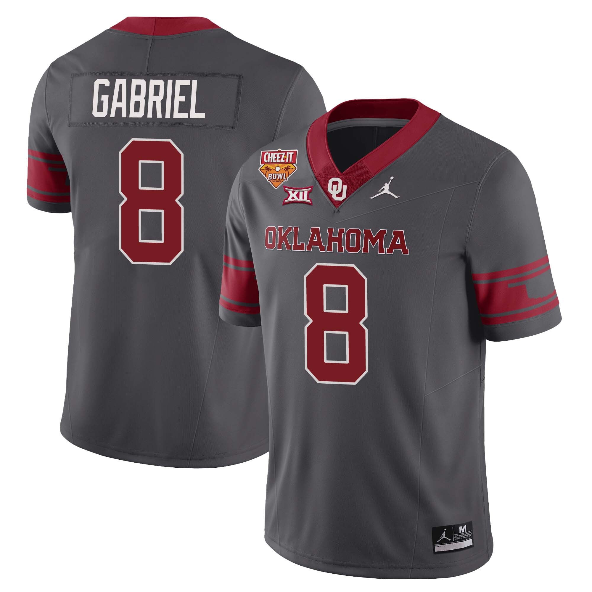 Men’s Oklahoma Sooners Football 2023 Collection All Stitched Jersey – Cheez It Bowl