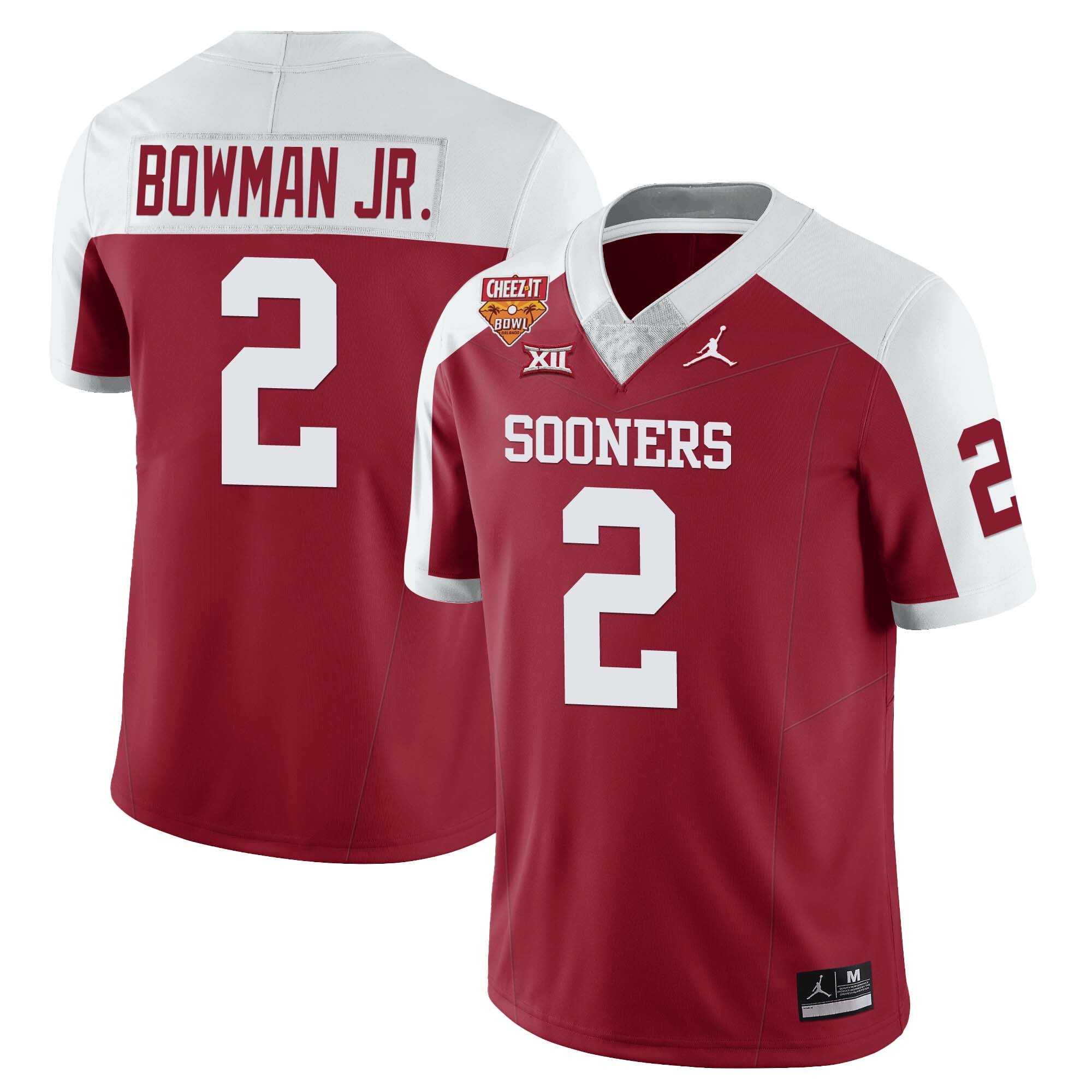 Men?s Oklahoma Sooners Football 2023 Collection All Stitched Jersey ? Cheez It Bowl
