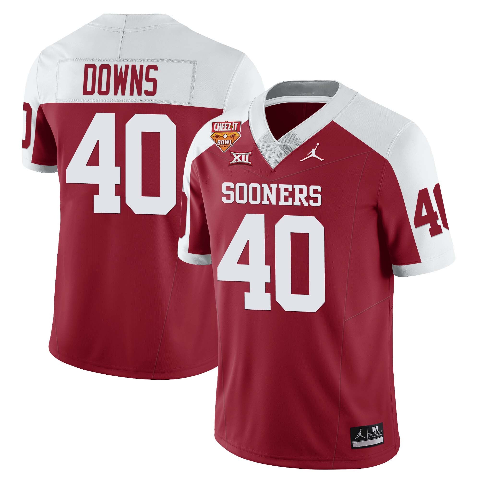 Men?s Oklahoma Sooners Football 2023 Collection All Stitched Jersey ? Cheez It Bowl