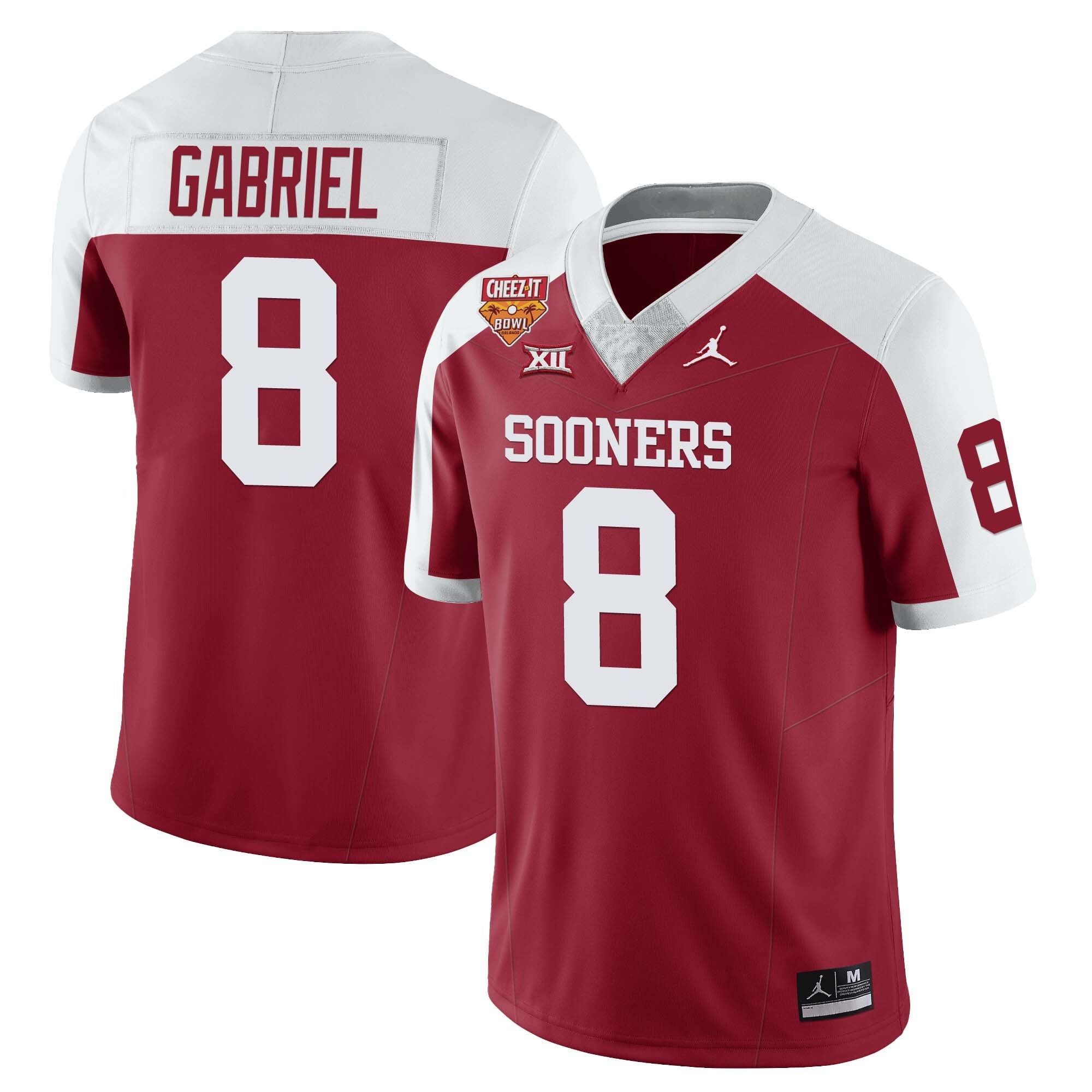Men’s Oklahoma Sooners Football 2023 Collection All Stitched Jersey – Cheez It Bowl