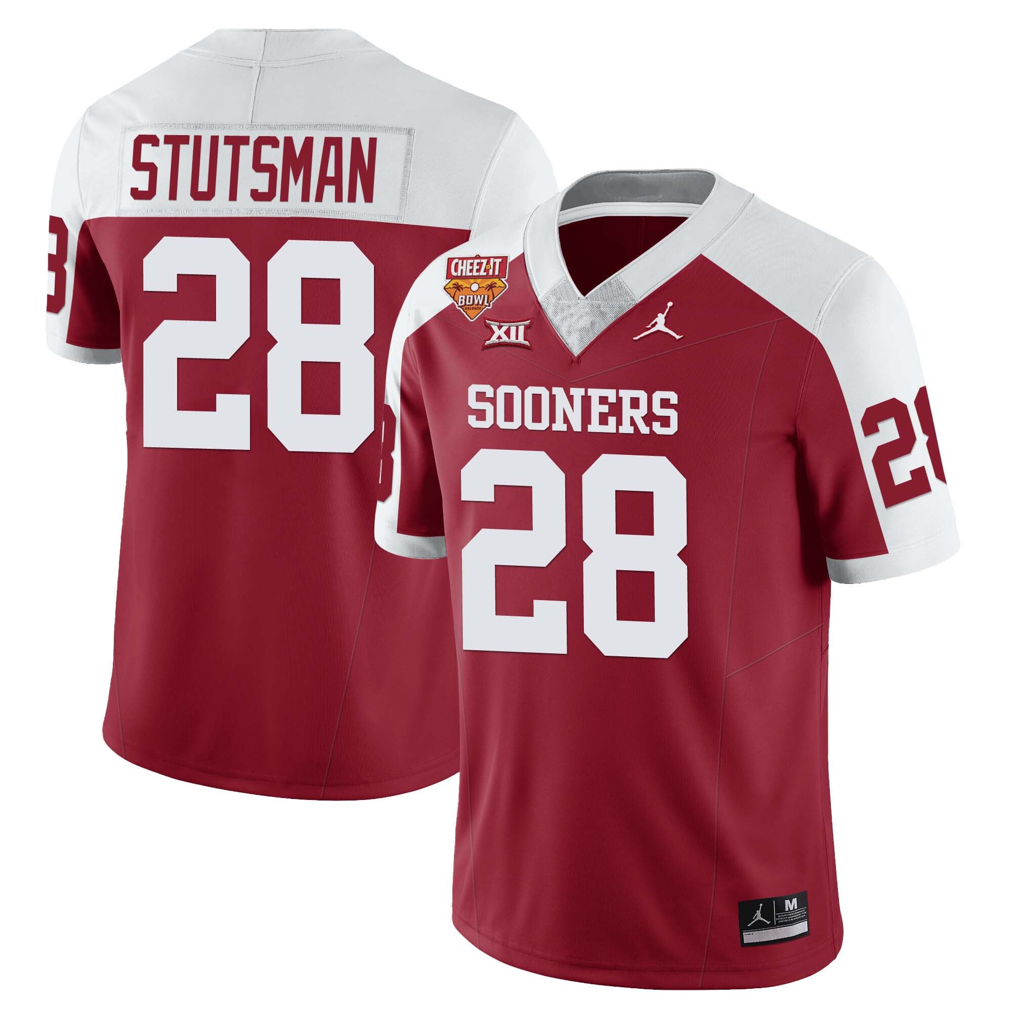 Men’s Oklahoma Sooners Football 2023 Collection All Stitched Jersey – Cheez It Bowl