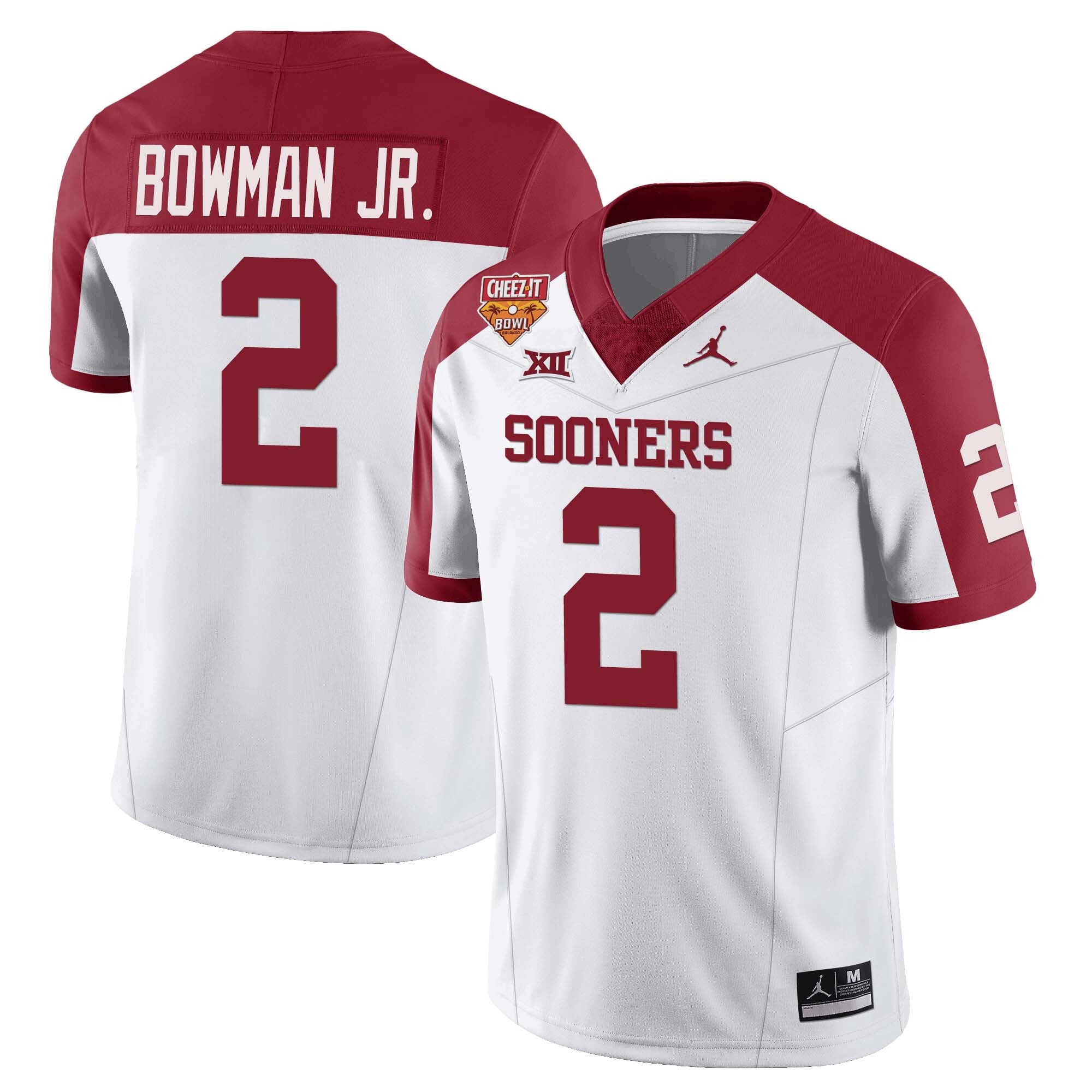 Men’s Oklahoma Sooners Football 2023 Collection All Stitched Jersey – Cheez It Bowl