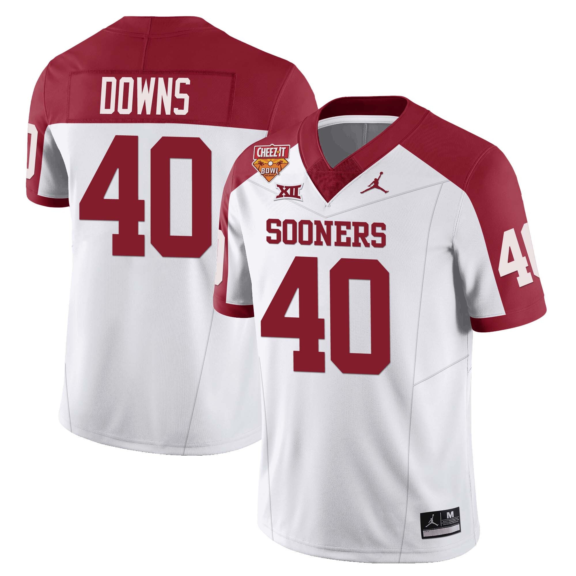 Men’s Oklahoma Sooners Football 2023 Collection All Stitched Jersey – Cheez It Bowl