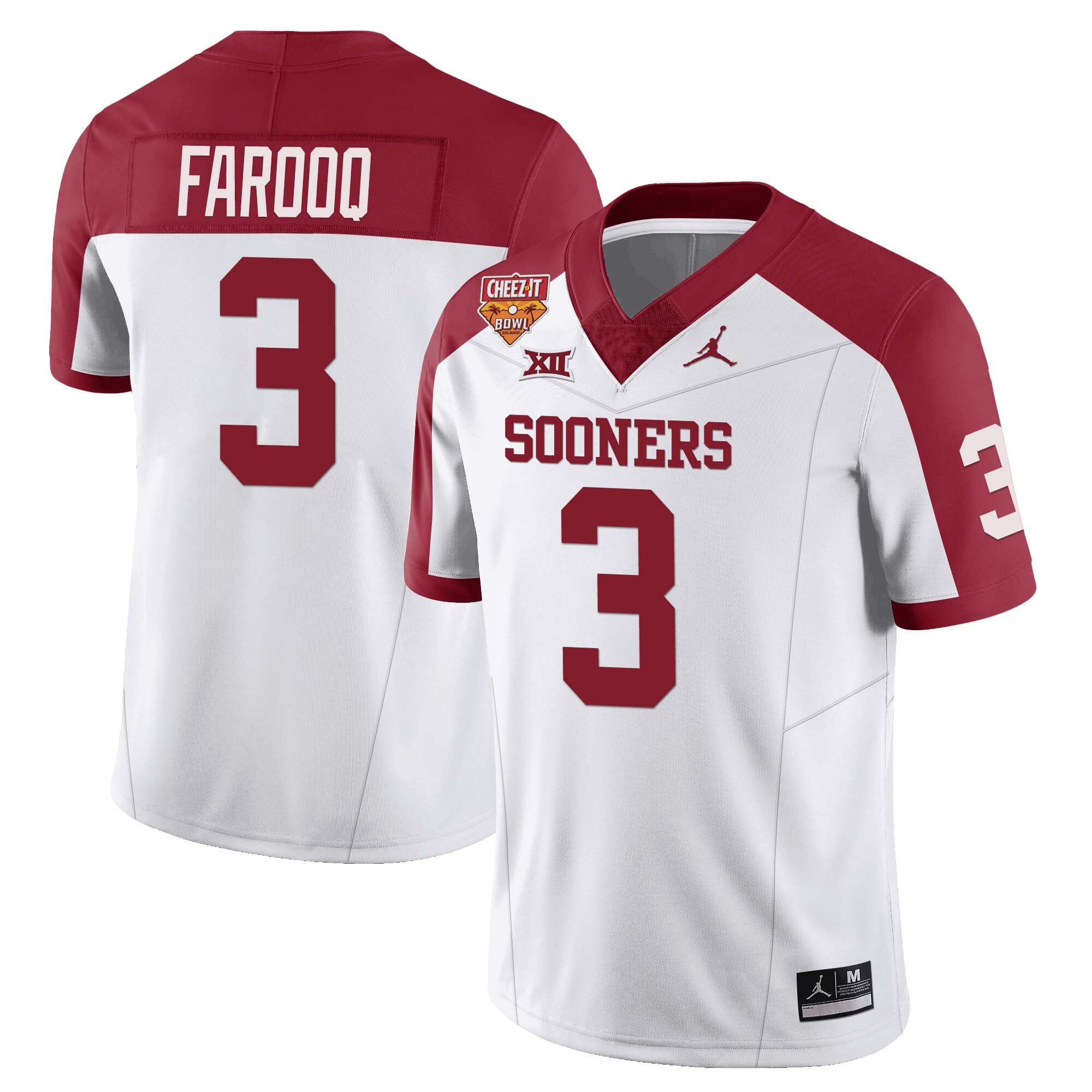 Men’s Oklahoma Sooners Football 2023 Collection All Stitched Jersey – Cheez It Bowl