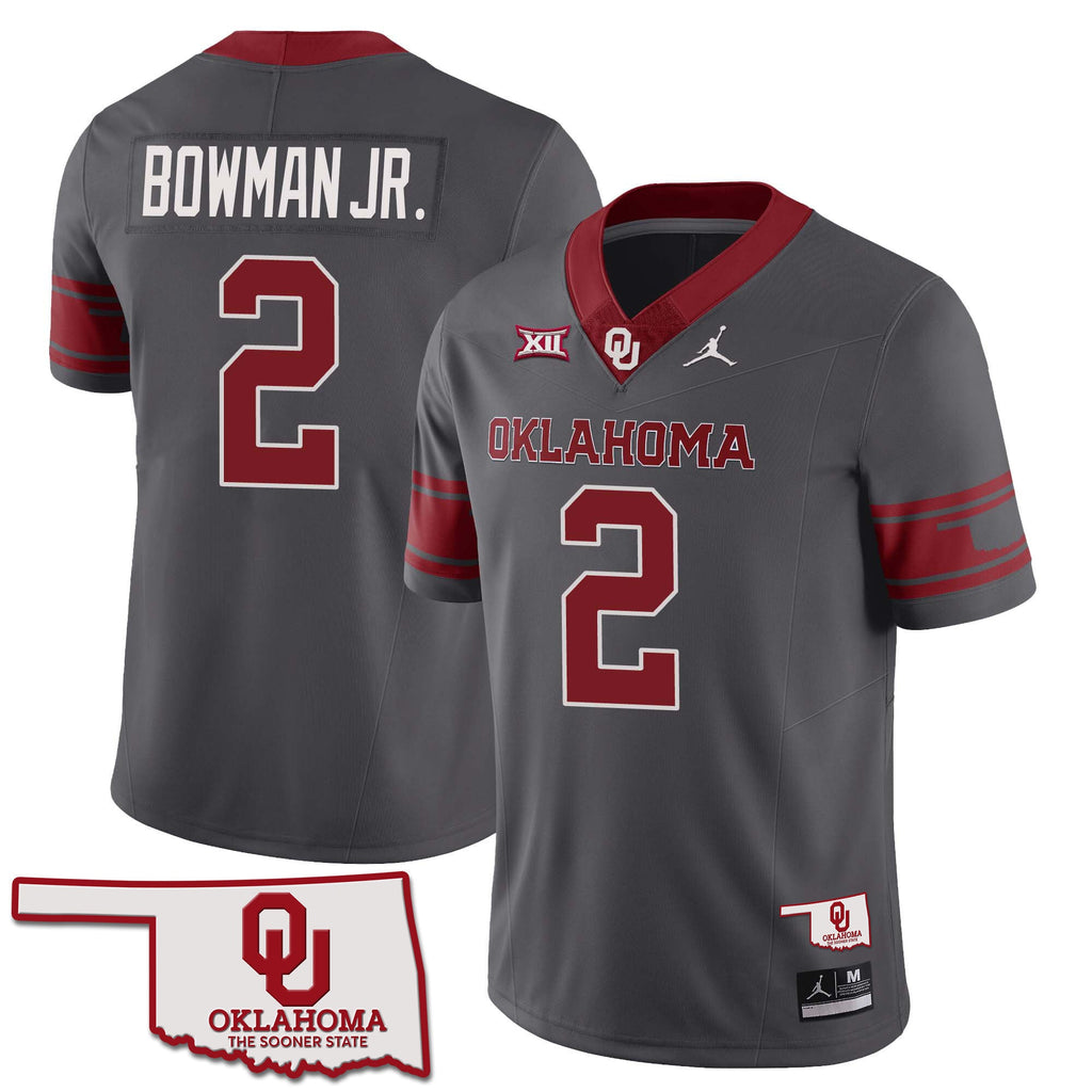 Men’s Oklahoma Sooners Football 2023 Collection All Stitched Jersey – Oklahoma State