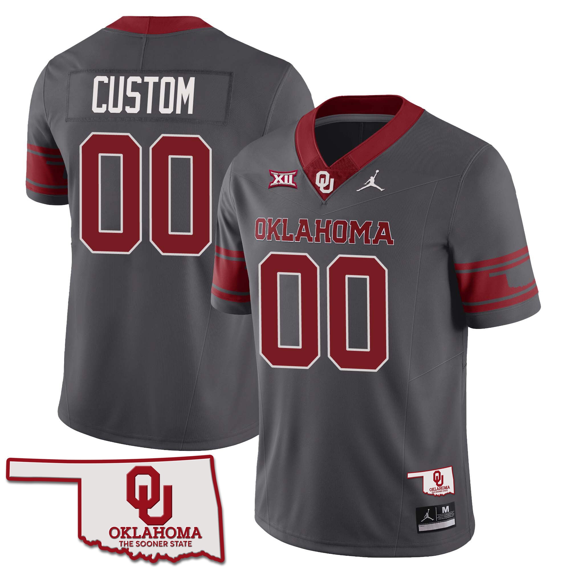 Men’s Oklahoma Sooners Football 2023 Collection All Stitched Jersey – Oklahoma State