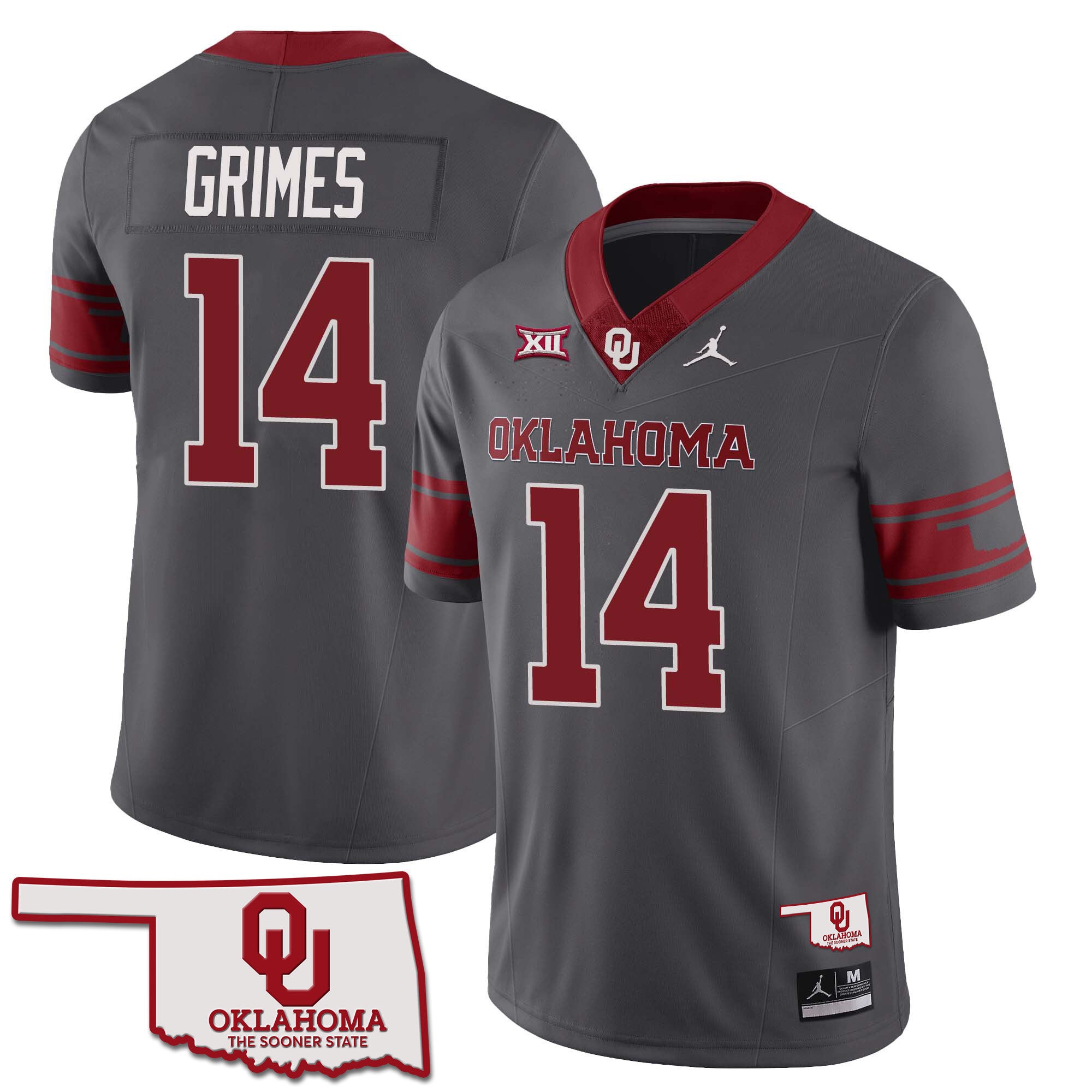 Men’s Oklahoma Sooners Football 2023 Collection All Stitched Jersey – Oklahoma State