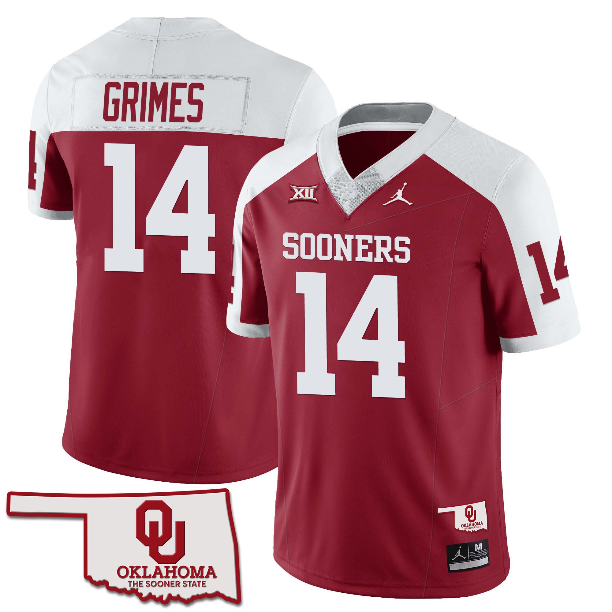 Men’s Oklahoma Sooners Football 2023 Collection All Stitched Jersey – Oklahoma State