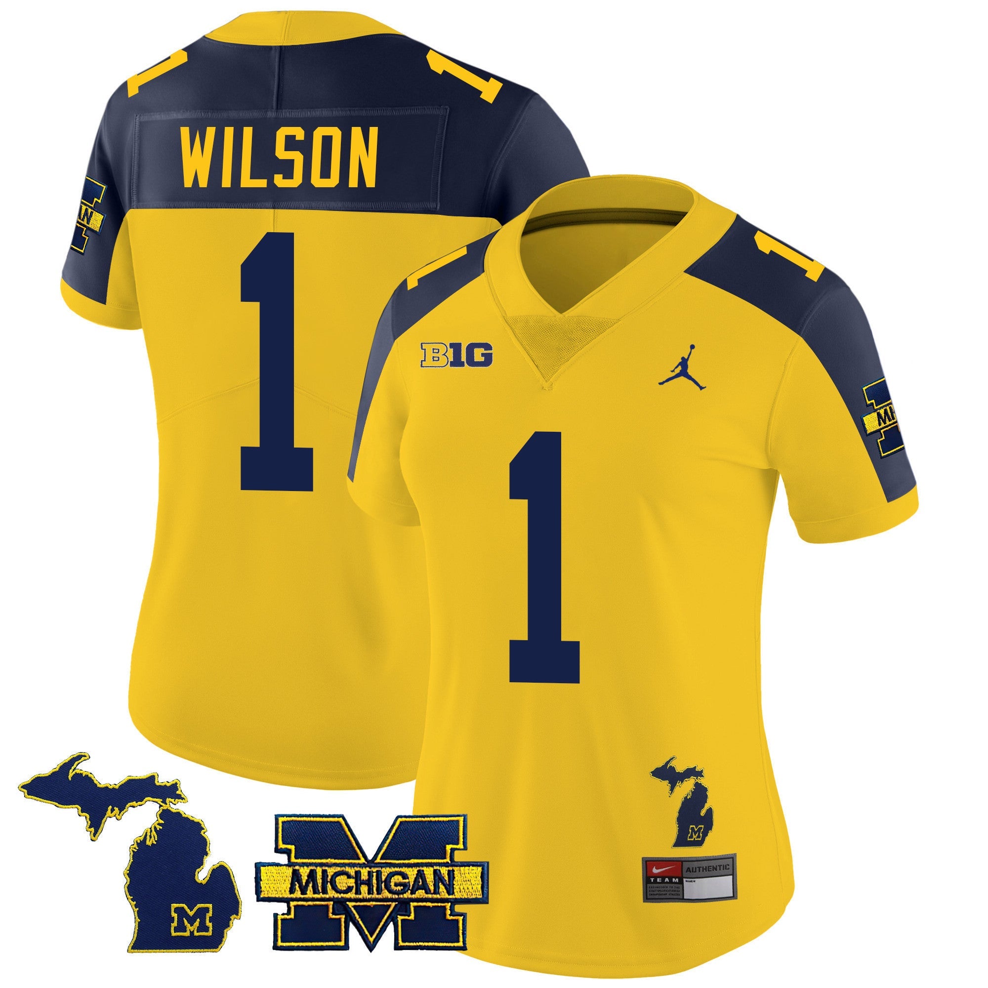 Women's Michigan Wolverines 2023 Special Jersey - All Stitched