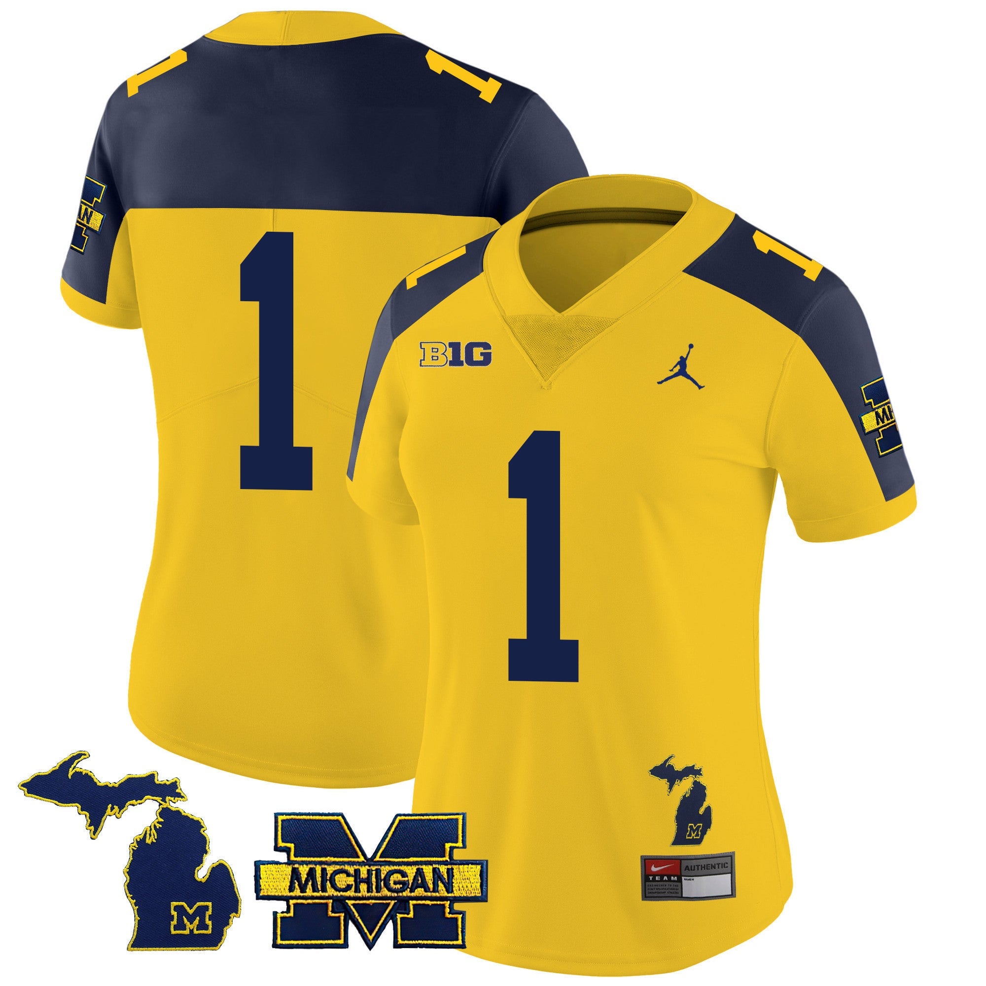 Women's Michigan Wolverines 2023 Special Jersey - All Stitched