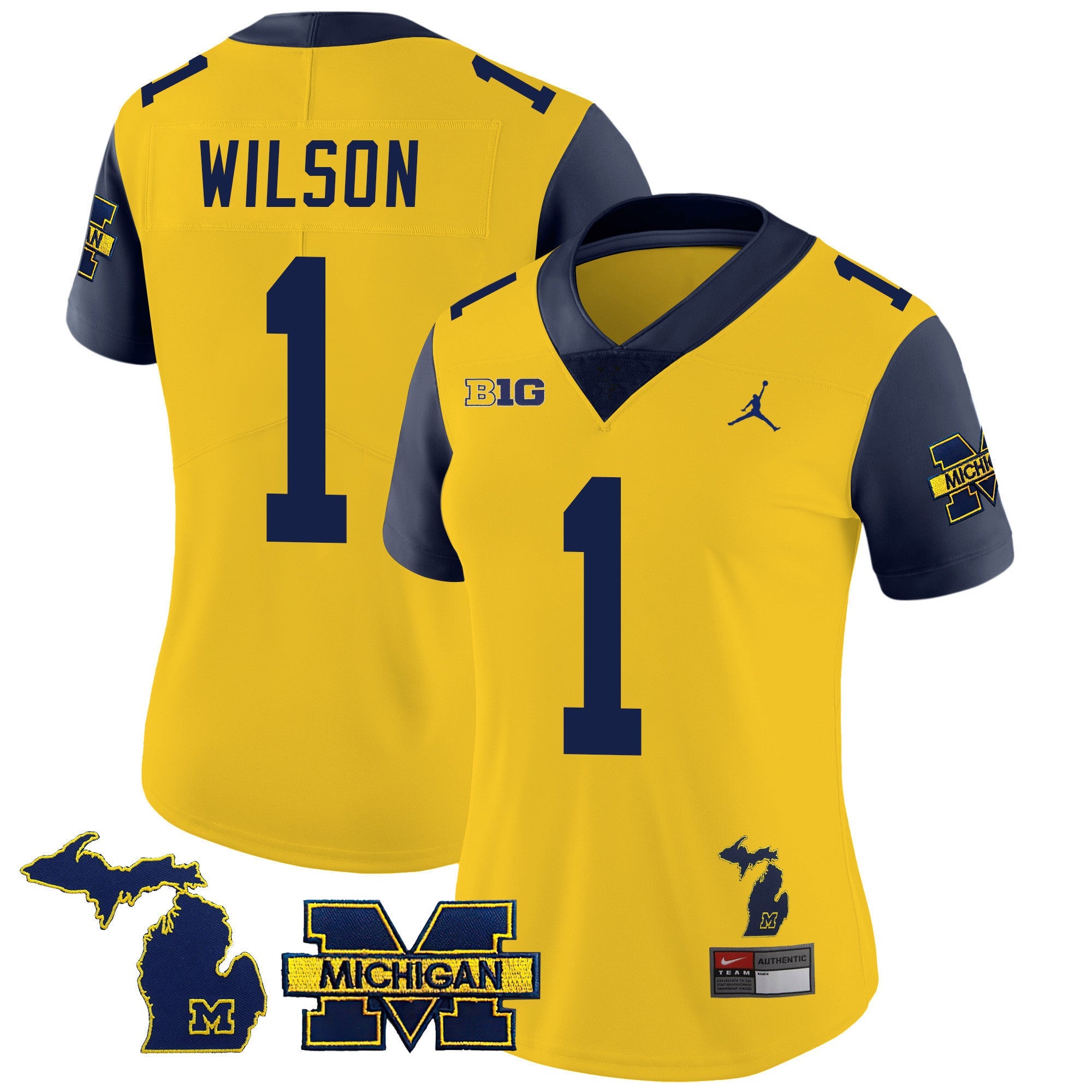 Women's Michigan Wolverines 2023 Special Jersey - All Stitched